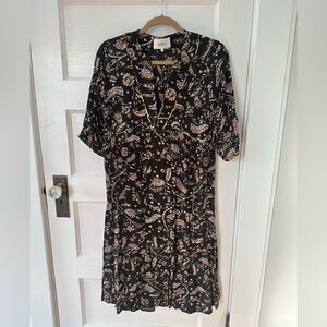 ba&sh Black Floral Dress